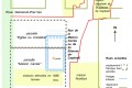 Plan de situation de la Maison Carrée en 1670
