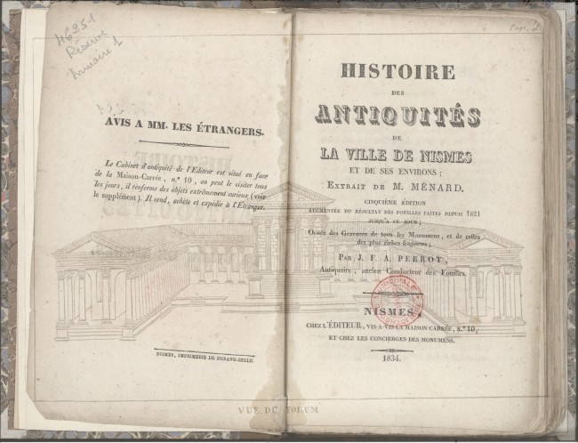 Histoire des Antiquités de la ville de Nismes