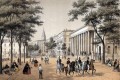 Vue du théâtre et boulevard