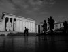 Le parvis entre Maison Carrée et Carré d'art