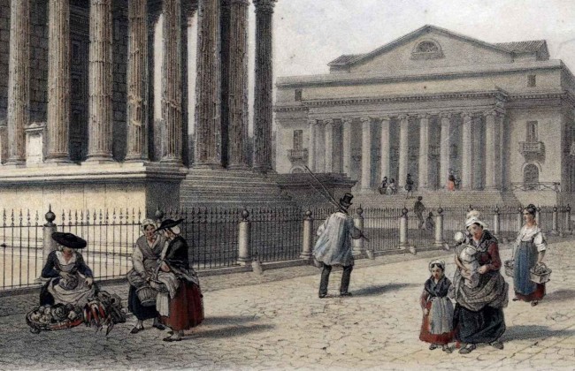 Maison Carrée à Nîmes (détail)