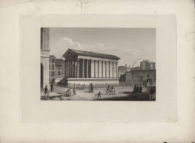 Vue de la Maison Carrée