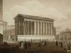 Maison carrée, vue latérale, par Henry