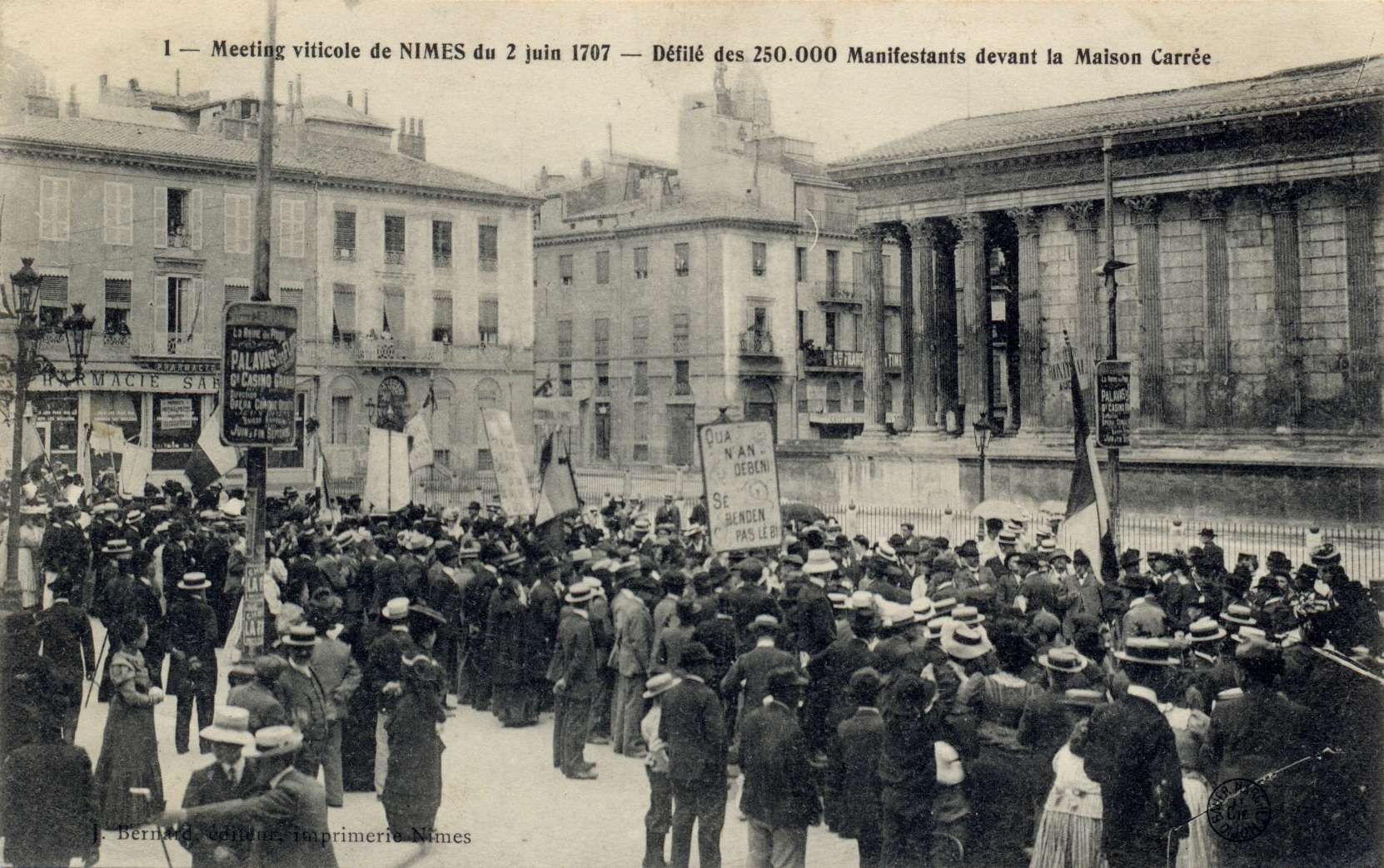 19 juin 1907 : la troupe tire sur les manifestants à Narbonne, en