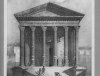 Maison carrée Nismes. Languedoc.