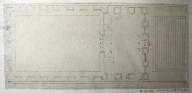 Plan de la Maison Carrée