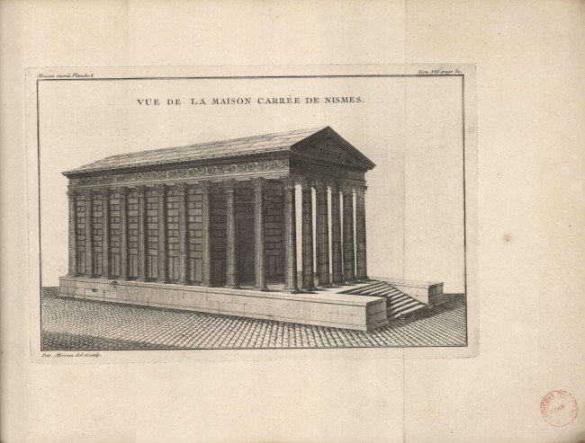 Vue de la Maison Carrée de Nismes