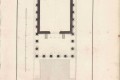 Plan de la maison quarrée à Nismes