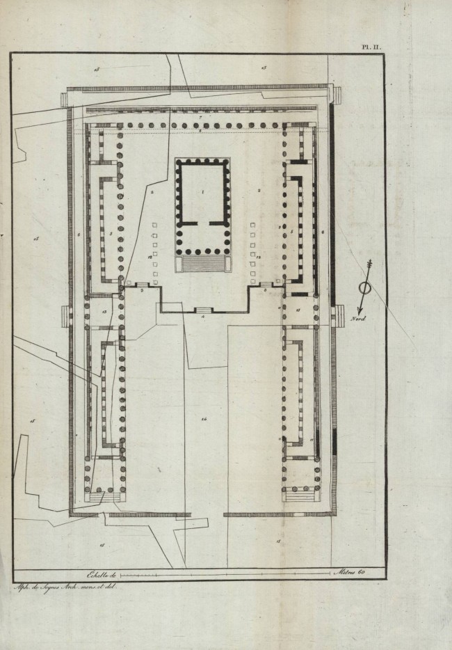 Plan restauré du Forum