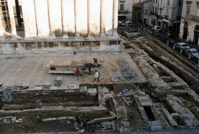 Fouilles de la place de la Maison-Carrée