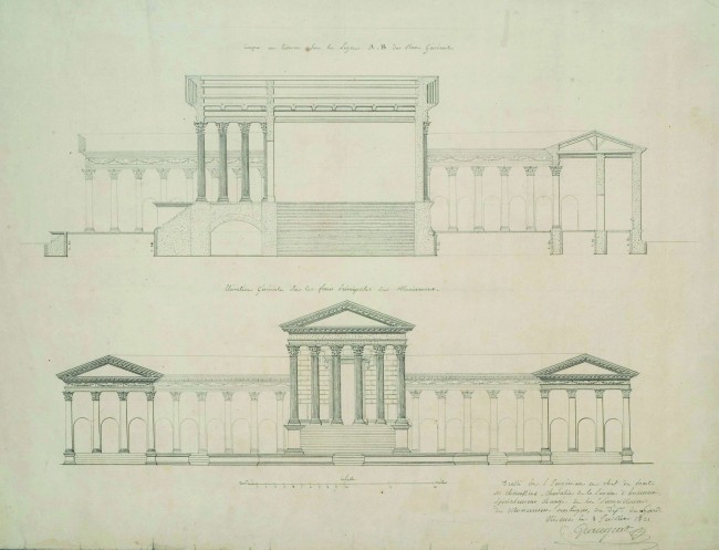 Coupe et élévation générale