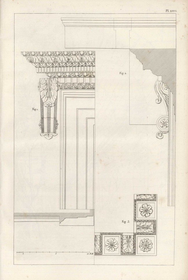 Élévation de la porte d'entrée