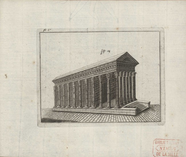 Vue de la Maison Carrée