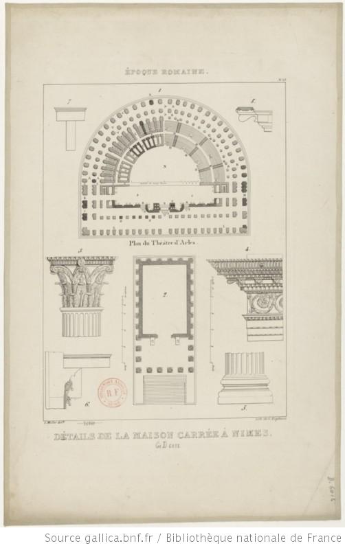 Détails de la Maison Carrée à Nîmes