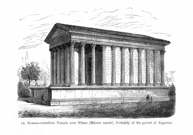 Roman-corinthian Temple near Nîmes