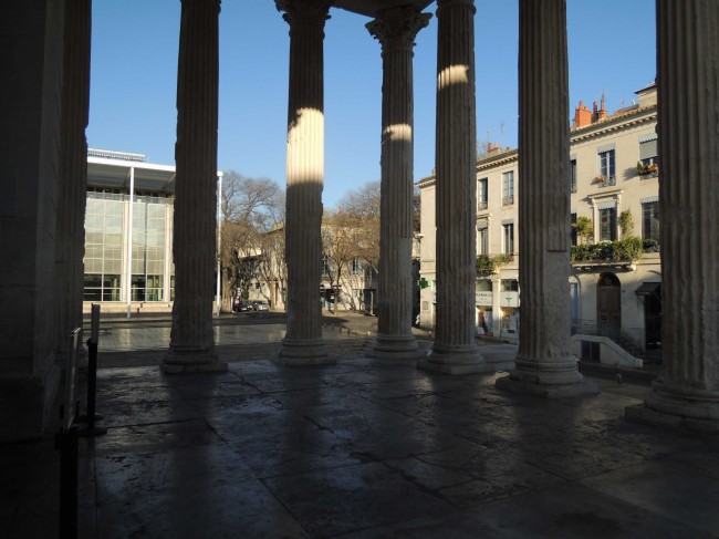 Les colonnes du pronaos