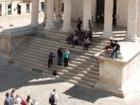 L'escalier de la Maison Carrée