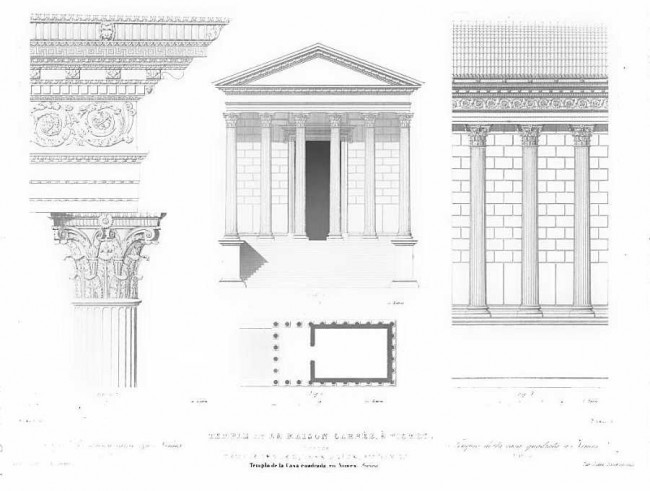 Temple dit la Maison Carrée