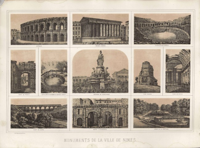 Monuments de la ville de Nîmes
