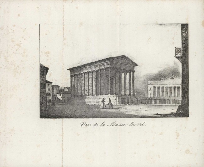 Vue de la Maison Carrée