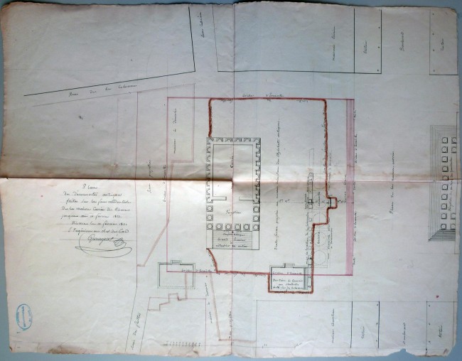 Plan des découvertes antiques