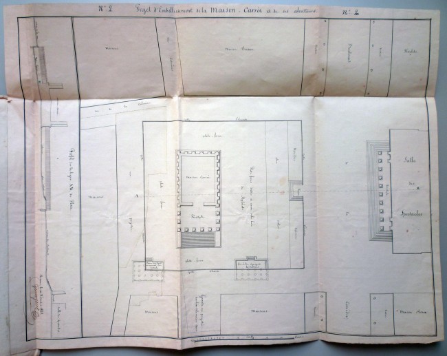 Projet d'embellissement de la Maison-Carrée et de ses alentours