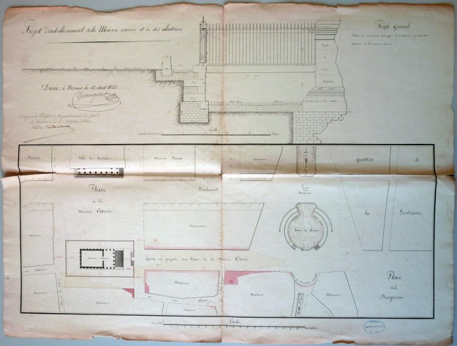 Projet d'embellissement de la Maison carrée et de ses alentours