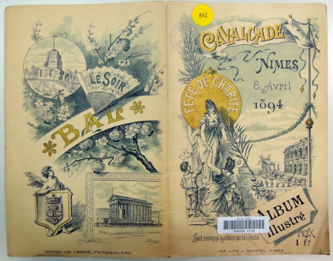 Couverture du programme de la cavalcade de 1894