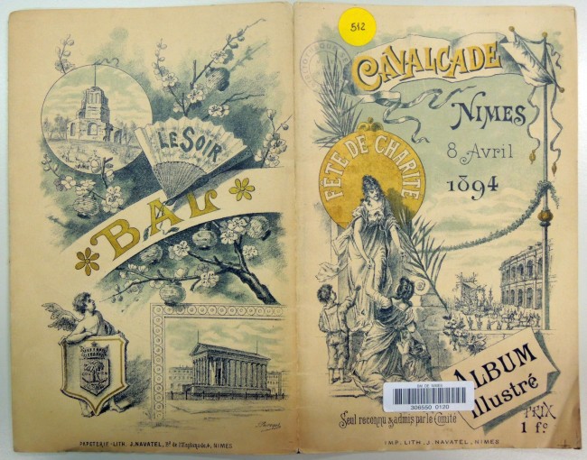 Couverture du programme de la cavalcade de 1894