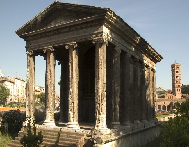 Le temple de Portunus à Rome