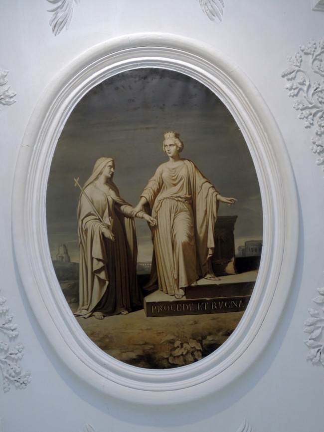 La Ville de Nîmes accueillant la Vierge