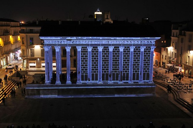 Inauguration de la Maison Carrée restaurée