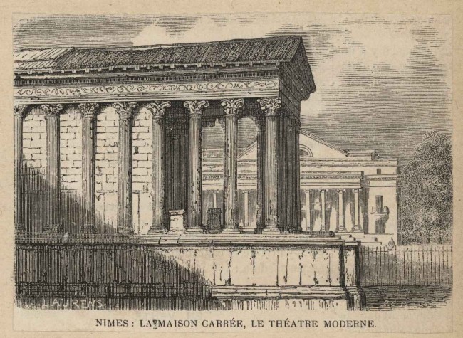 Nimes : la Maison Carrée, le théâtre moderne