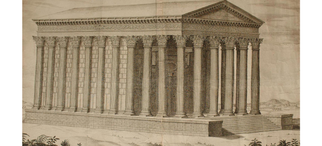 Vue de la Maison Carrée