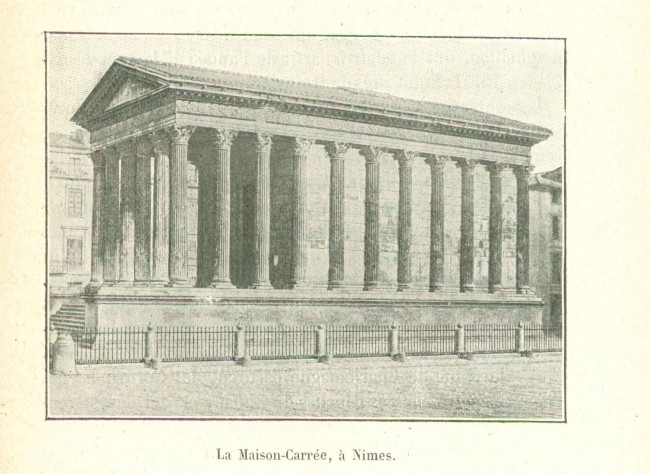 La Maison-Carrée, à Nîmes